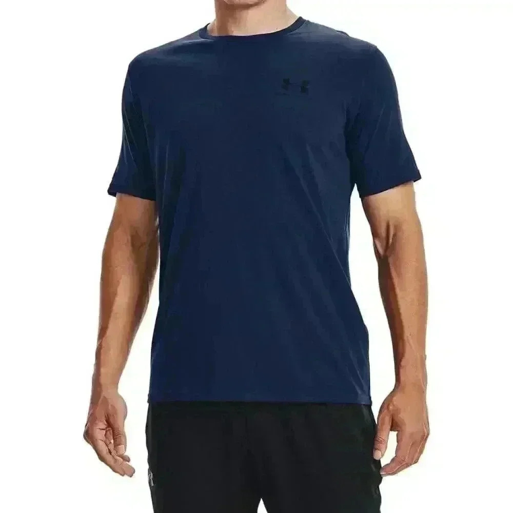 Under Armour Mens Sportstyle Blue Short Sleeve Tee,‎ Small